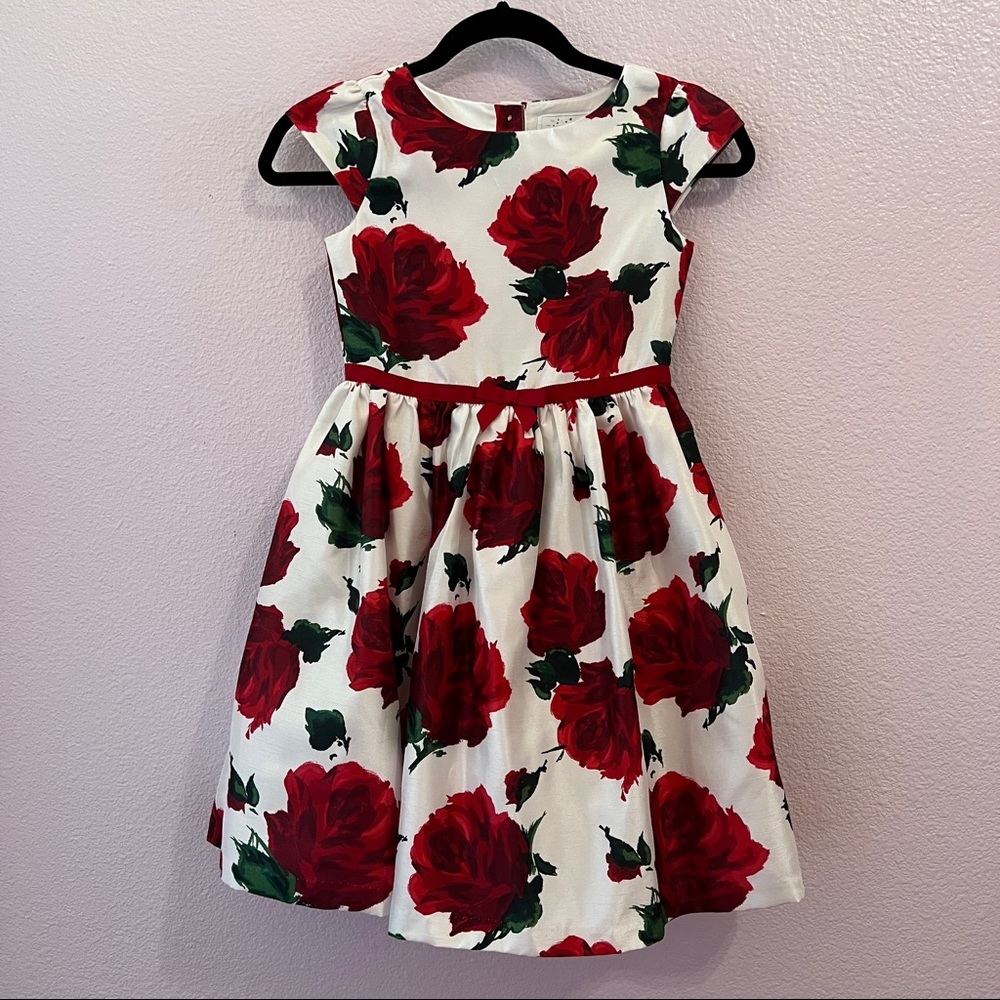 Gymboree girls red christmas/holiday dress size 8